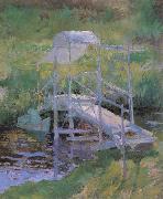 John Henry Twachtman The White Bridge oil painting artist